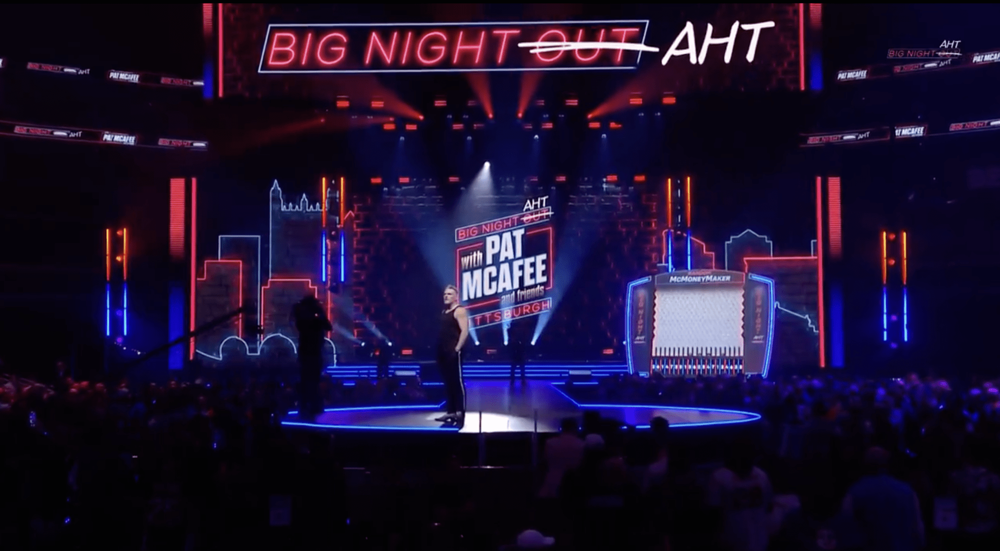 Pat McAfee at Big Night Aht in Pittsburgh